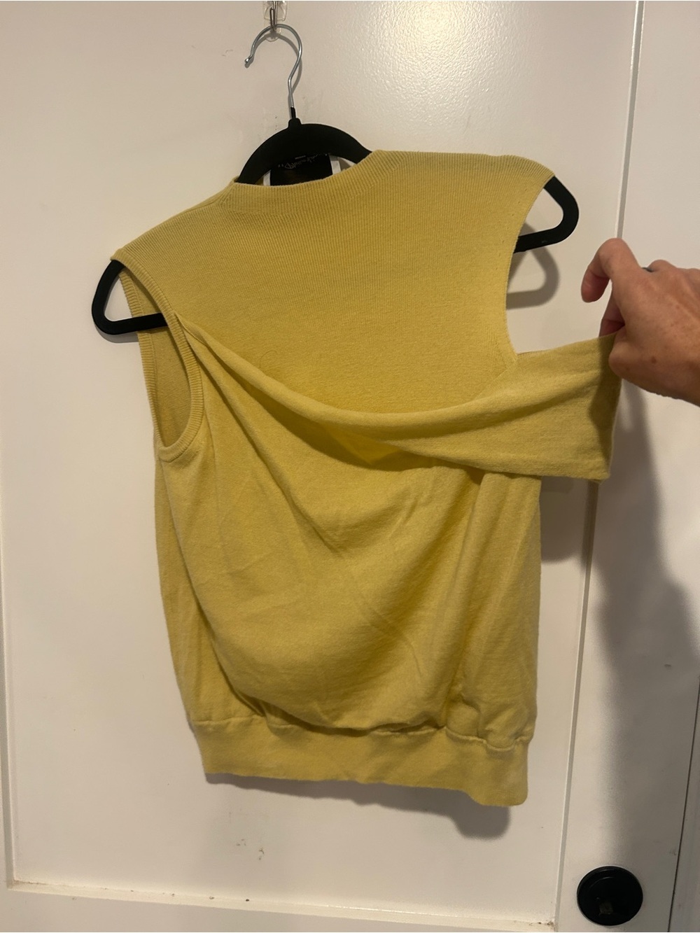 3:1 Phillip Lim fallen-shoulder wool-blend knitted top size xs - Picture 2 of 5